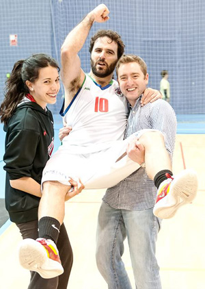 Pablo García tras ganar la semifinal ante SDI Baza (GRJ)
