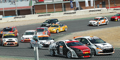 GRT, liderando la carrera 