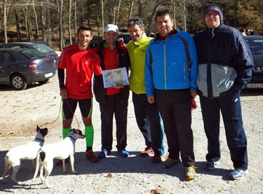 Participantes del club accitano en Las Mimbres (UBRIC)
