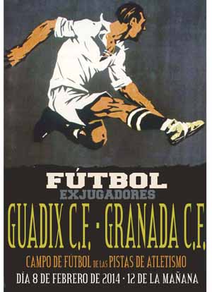 Cartel del partido amistoso 