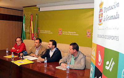 Un momento de la presentación del evento en la Ciudad Deportiva Provincial 