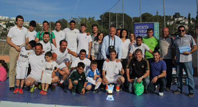 Peña campeona de la cita solidaria 