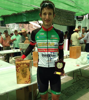 Ginés Navarro consiguió subir al pódium 