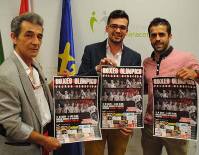 Presentación de la velada de boxeo