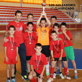 Los goleadores, ganadores del trofeo 