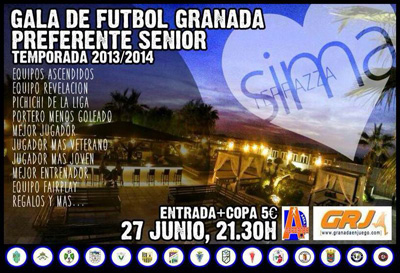 Cartel de la gala de clausura de la Regional Preferente 