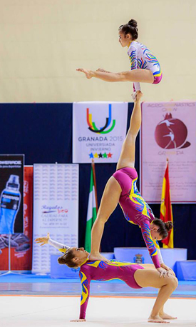 La gimnasia acrobática es todo un espectáculo