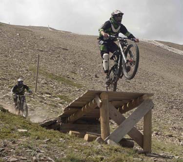 El Bike park de Sierra Nevada es todo un espectáculo 