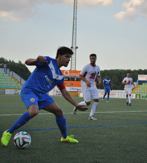 Antonio Marín con el Almería 