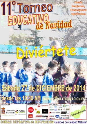 Cartel del XI Torneo Educativo de Navidad (GRJ)