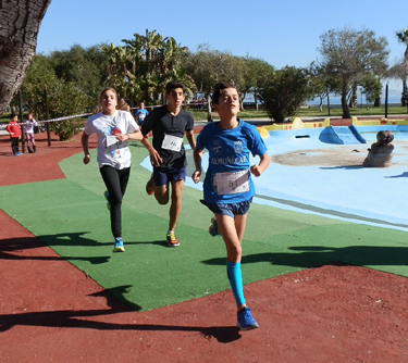 Participantes en una de las carreras 