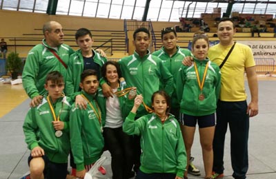 Participantes de Maracena en el Campeonato de España 