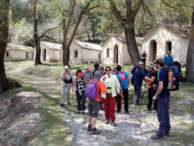 Senderistas en un momento de la excursión 