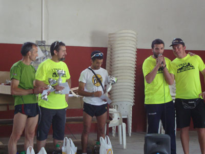 Ganadores de la pasada edición del Trail 
