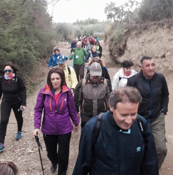 Participantes en el camino 