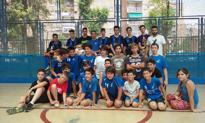 Jugadores del Patín Cájar en Alcalá 