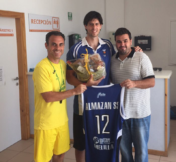 Almazan ha visitado el campus de Lanjarón 