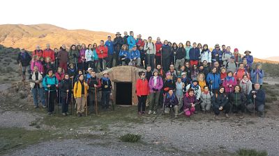 Participantes en la ruta 