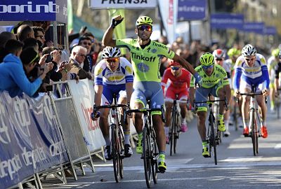El italiano celebra su triunfo 