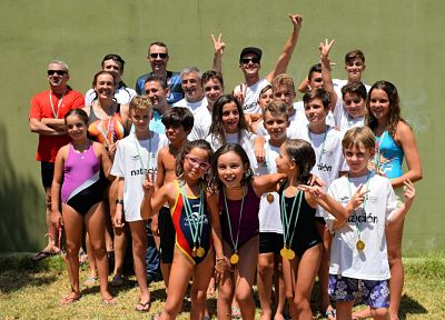 Equipo alboloteño de natación 
