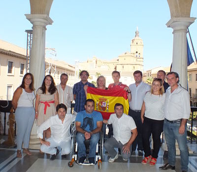 Foto de familia antes de partir hacia Río 