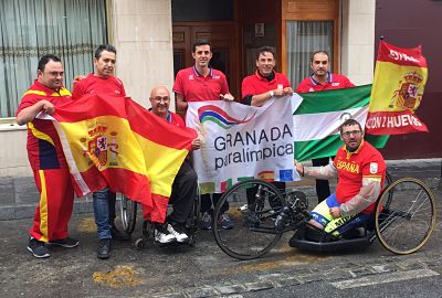 Integrantes de la Fundación Granada Paralímpica