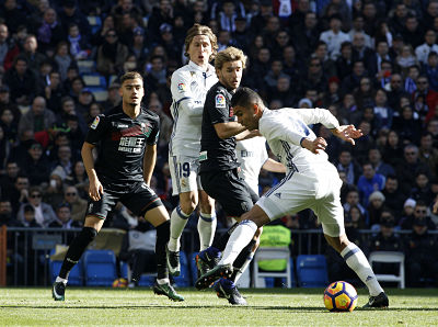 Pereira apenas entró en contacto con el balón 