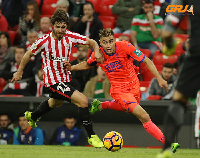 Pereira en una jugada en el partido ante el Athletic (LOF)