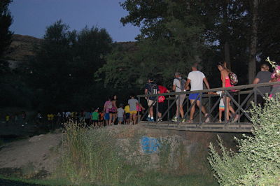 Participantes en el trail 