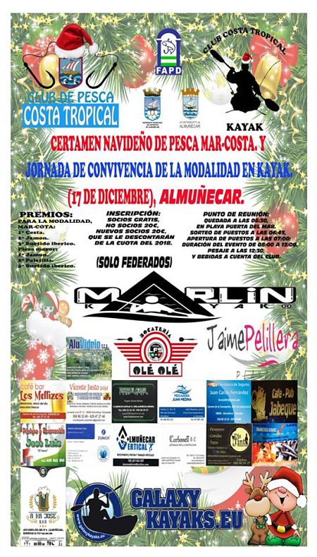 Almuñecar celebrará su certamen navideño de pesca