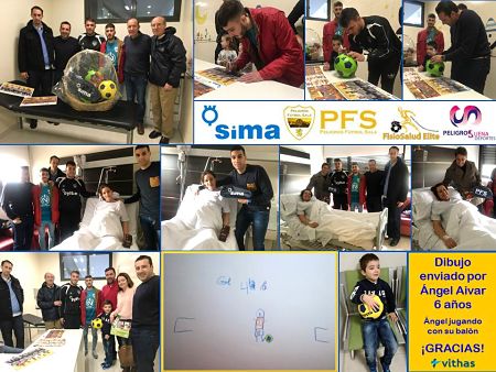El Sima Peligros ha visitado el hospital Vithas La Salud ( PFS)