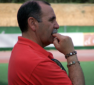 Pepe Sánchez, entrenador del conjunto alboloteño (GRJ) Pepe Sánchez, entrenador del conjunto alboloteño (GRJ)