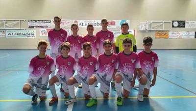 Equipo alevín del Buffalo Wild Fitsal Alhendin