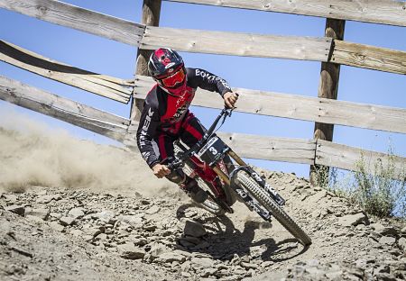 Luis Zarco durante el descenso (CETURSA)