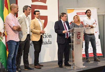 Presentación de las etapas que transcurrirán por Granada en la Vuelta Ciclista a España