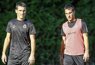 Borja y Fede en su etapa en el Racing 