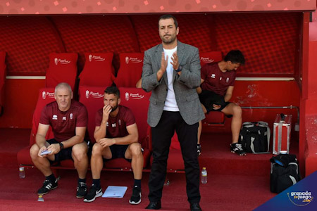 Diego Martínez se ha mostrado muy contento por el partido de se equipo (BALDOMERO) 