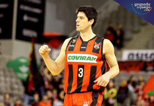 Eloy Almazán en el partido del pasado martes ante Coruña (JOSÉ VELASCO)
