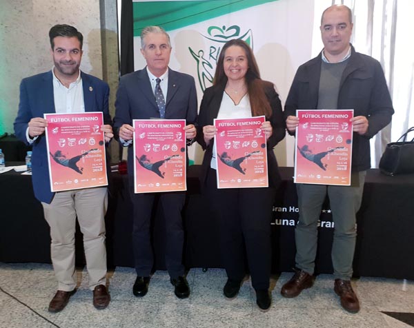 Las distintas autoridades presental el evento que acogerán Alhendín y Loja 