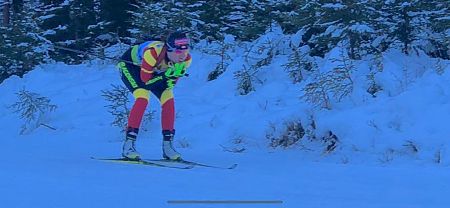 Victoria Padial durante el sprint