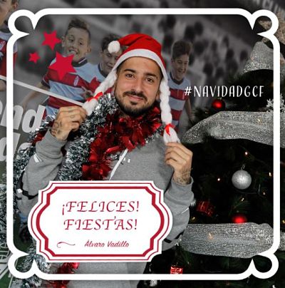 Álvaro Vadillo felicita las navidades (GRANADA CF) 