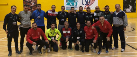 Entrenadores participantes en el II Congreso de Fútbol Sala (PFS) 
