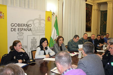 Reunión para preparar el dispositivo de seguridad para la Vuelta Ciclista a Andalucia (SUBDELEGACIÓN)