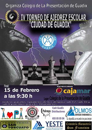 Guadix acogerá un torneo escolar de ajedrez (AYTO. GUADIX)