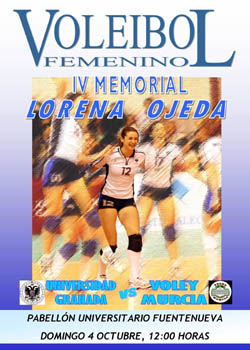 Cartel del IV Memorial Lorena Ojeda (GRJ)