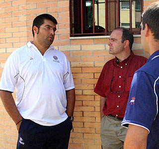 David Urbano dialoga con Trifón Poch (CBGRANADA.COM) David Urbano dialoga con Trifón Poch (CBGRANADA.COM)