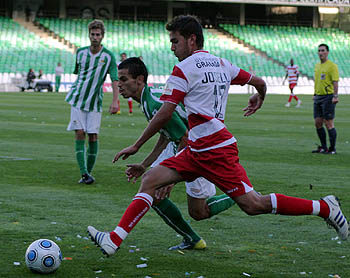 Joselu ocupó el puesto del sancionado Dani Benítez (LUIS F. RUIZ) Joselu ocupó el puesto del sancionado Dani Benítez (LUIS F. RUIZ)