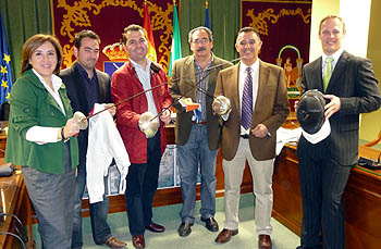 Un momento de la presentación del torneo en el salón de plenos