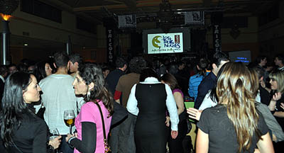 Un momento de la fiesta celebrada en el aniversario de Los Trotanoches (GRJ)