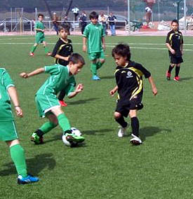 Los chavales disfrutaron al máximo del torneo (GRJ) Los chavales disfrutaron al máximo del torneo (GRJ)